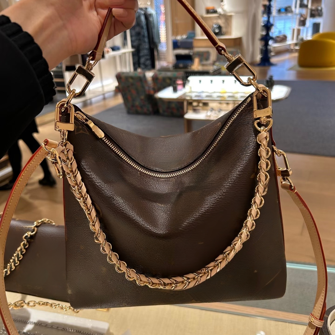 Designer Bag Livs Shoulder Bag Luxury Bag Multipass Bag Carryall Tote Bag Leather Handbag Brown Flower Womens Boulogne pm Crossbody Bag M27825 M29195 M29094 M28029