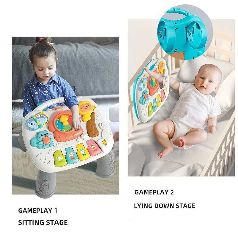 Baby Multifunctional Game Table Animal Sound Learning Piano Keys Cognitive Development Toy Parent Interaction Must-have Y260319