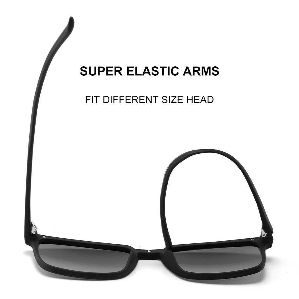 CAPONI Mens Sunglasses Polarized Classic Design Eyewear Protect Eyes Black Shades For Male Outdoor Driving Sun Glasses CP6199 H260319 - view 5