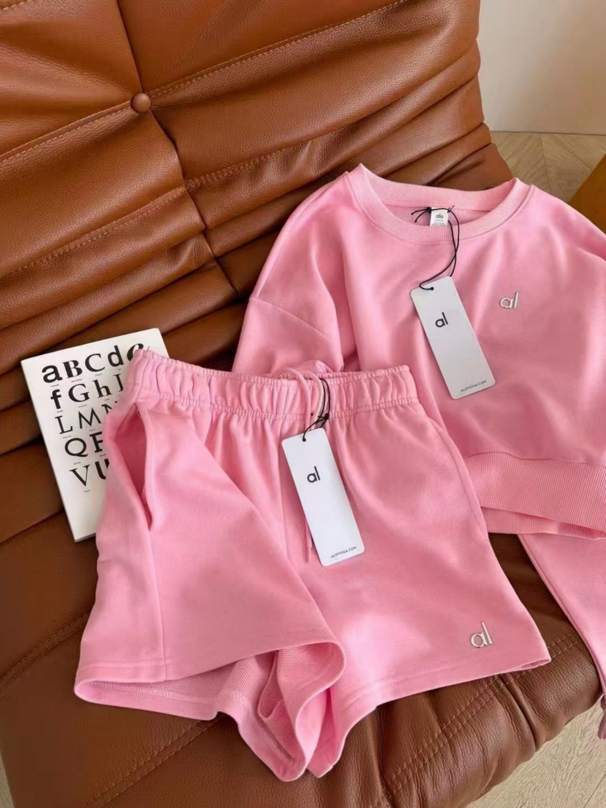 Yoga Tracksuits Sets Sweatpants 3D letter Womens Sport Suit hoodie shorts Sports Fashion Trendy Set