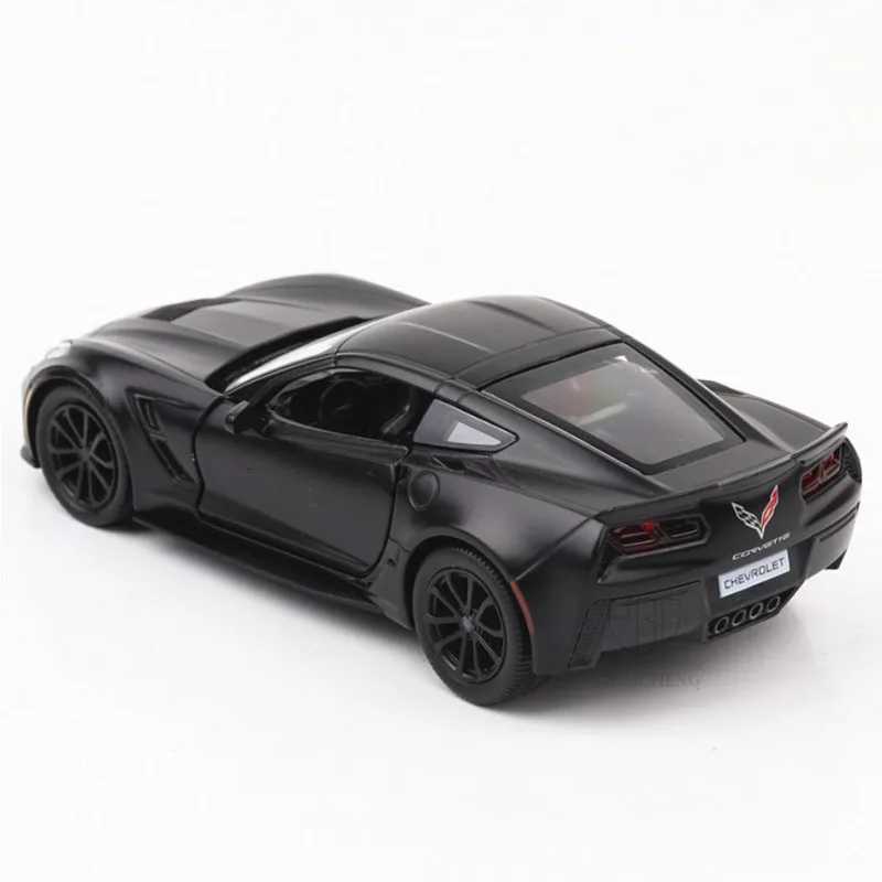 1/36 Scale Moeles Chevrolet Corvette C7 Alloy Diecast Car Model Toys For Boy Gifts Metal Car Models With Pull Back Vehicles Y260319