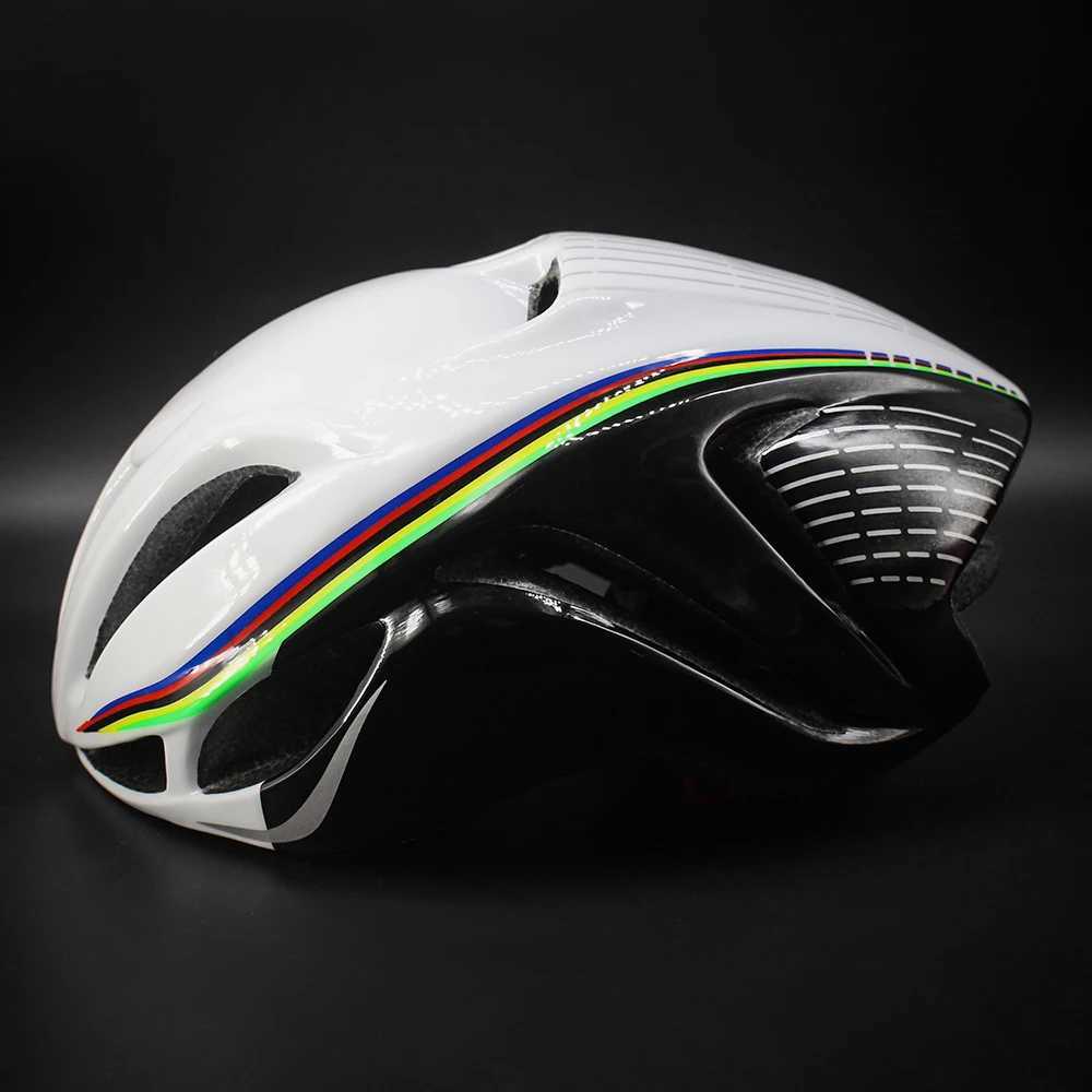Triathlon Cycling Helmet Time Trial Aero Road Bike Helmets Mtb Race Protector Bicycle Helmets Casco Ciclismo Bicycle Equipment H260319