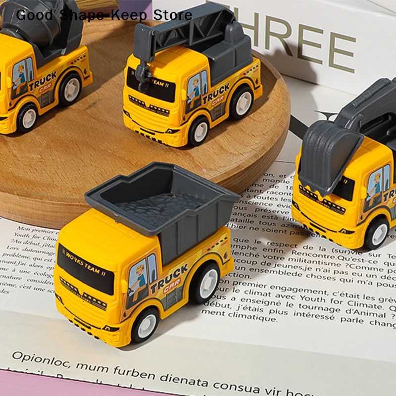 1Pcs Inertia Sanitation Truck Models Pull Back Engineering Vehicle Boys Toys For Kids Toy Car Children Ideal Gifts For Boys Kids Y260319