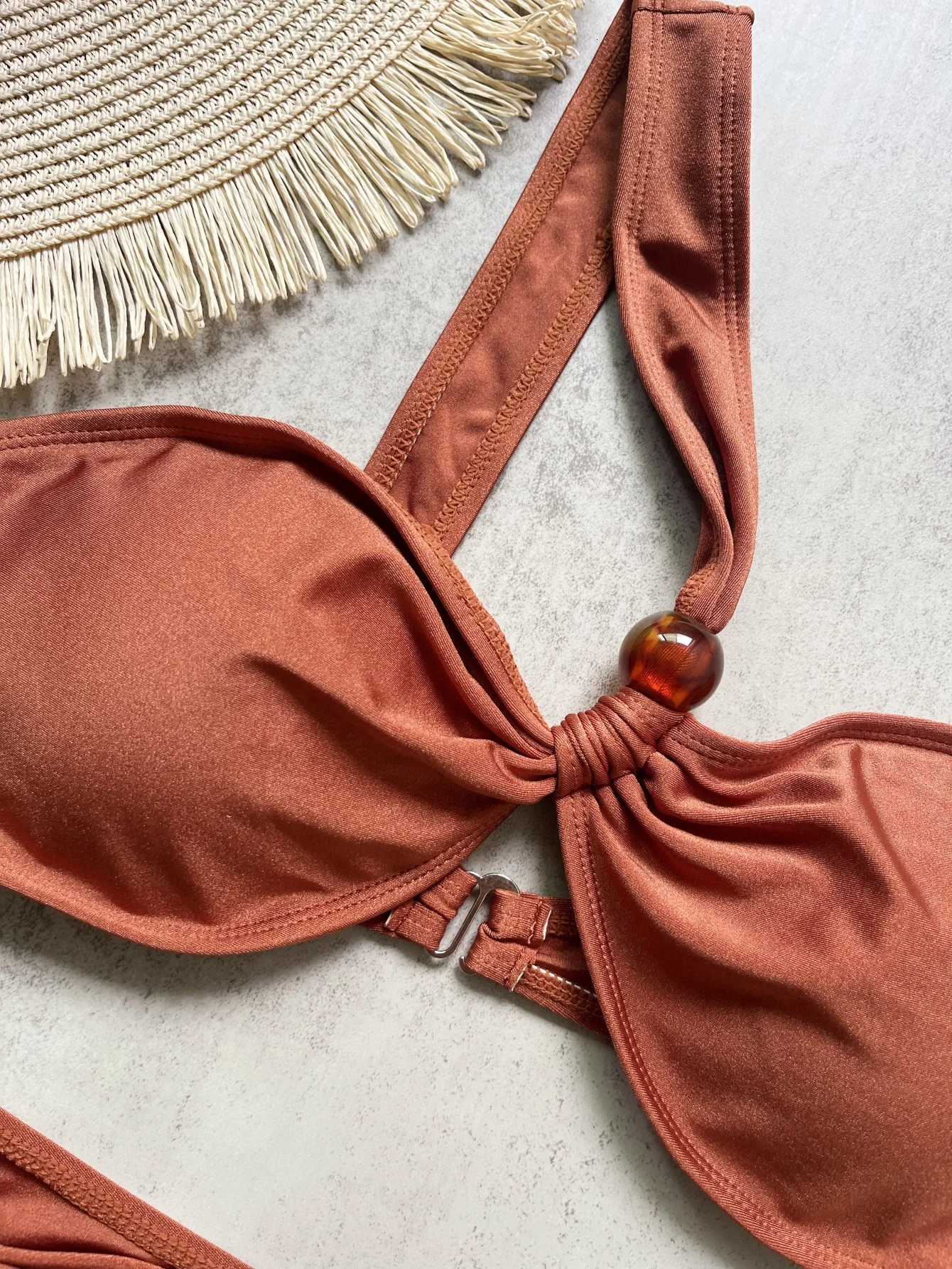 Sexy Bikini Swimsuit High Waist Mesh Brazilan Bikini Set Swimwear for Women Cheeky Bathing Suits Summer FemaleT260318