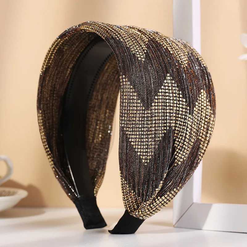 New Lace Headband Wide-Brimmed Non-Slip Coveropaska Do Wlosow Shiny Breathable Hair Fixer Face Washing Headbands for Women H260319