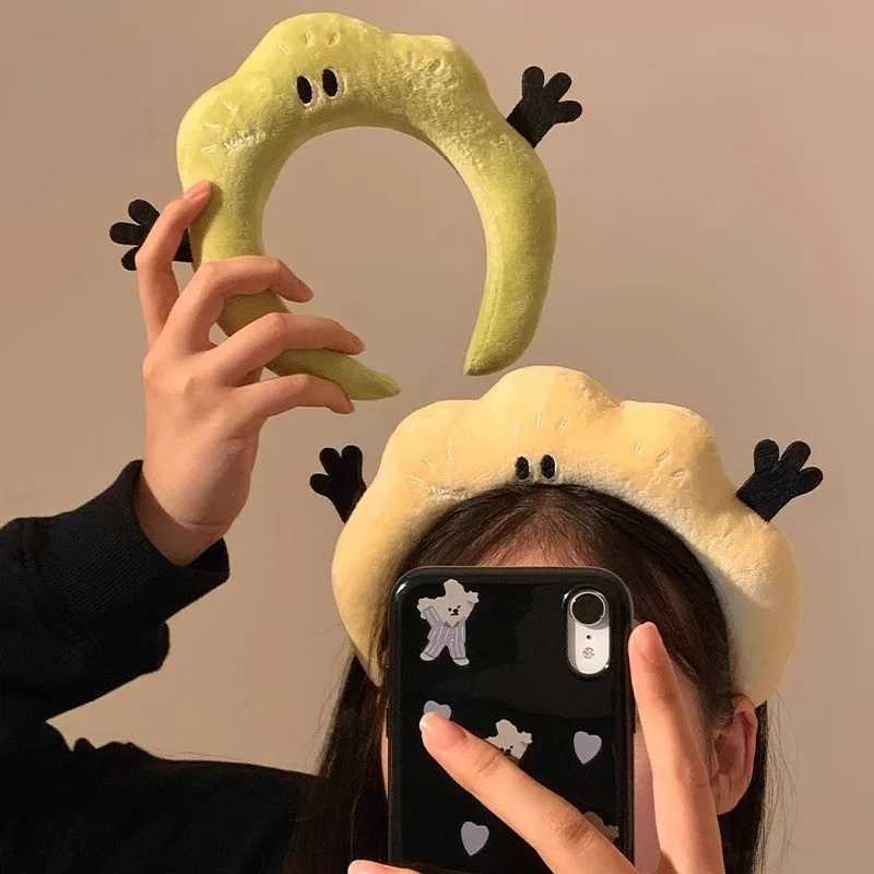 Cute Plush Cartoon Headband for Womens New Face Wash Mask Special Hair Band Hair Accessories H260319