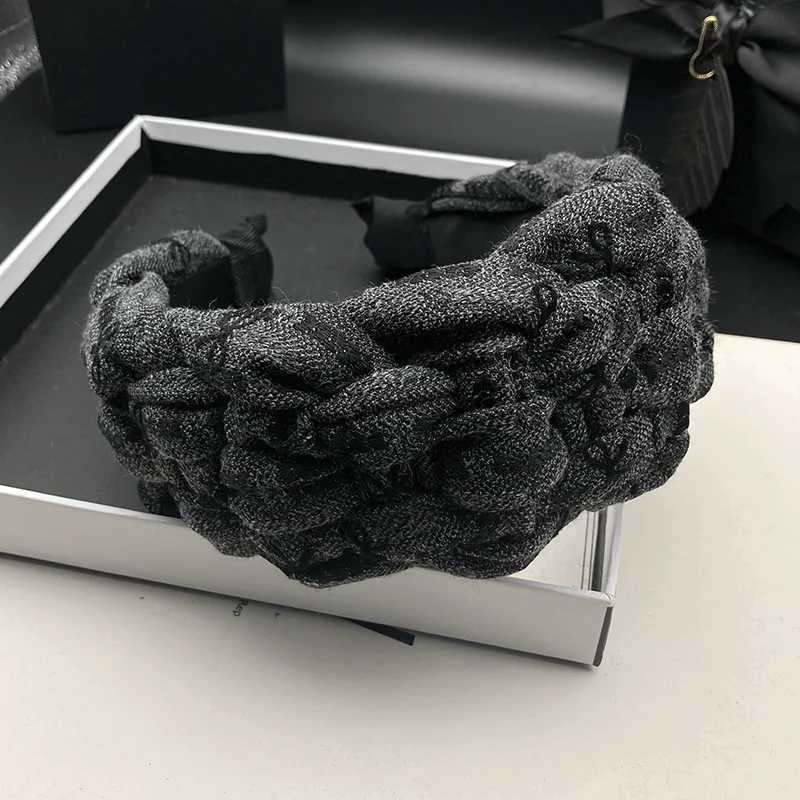 Original woven hair clip womens high skull headband versatile for outdoor wear headband face wash headband H260319
