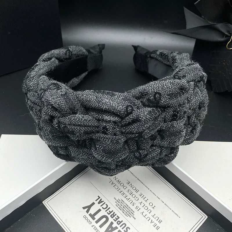 Original woven hair clip womens high skull headband versatile for outdoor wear headband face wash headband H260319