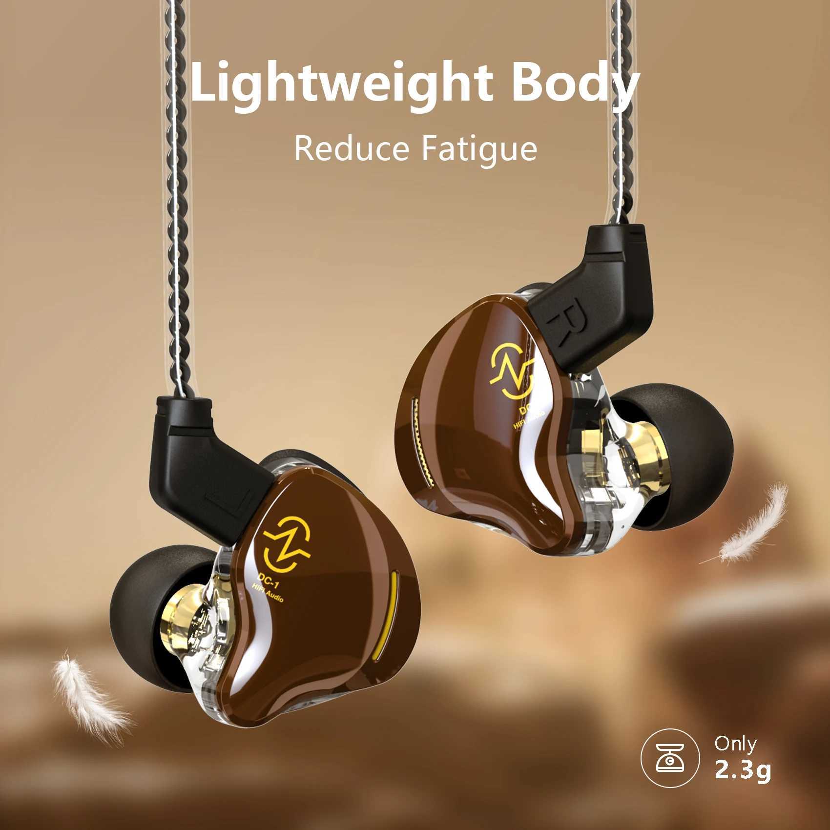 CCZ in ear HiFi bass immersive sound headphones for drummers musicians singers stage earplugs patented earplug headphones D260319