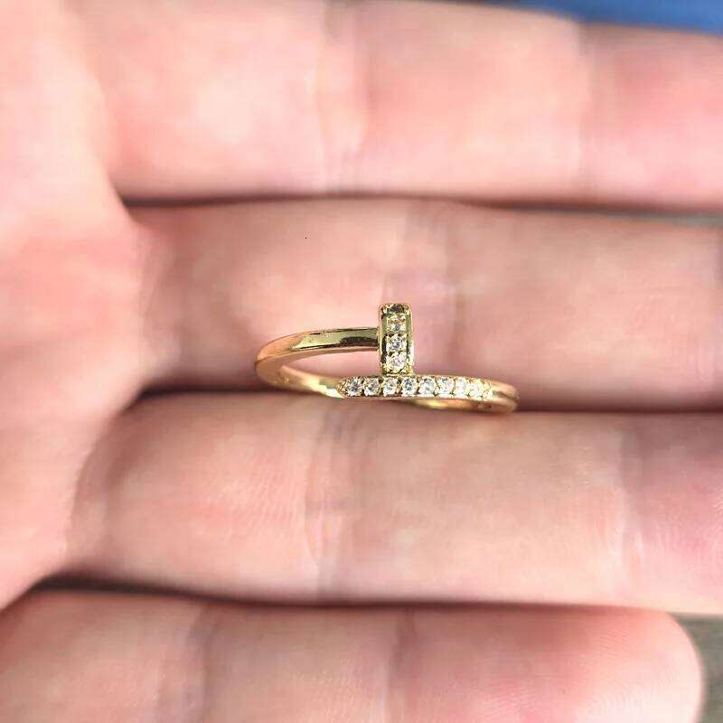Jewelry Ring European and American open nail children's niche high-end ring personality cold wind rings