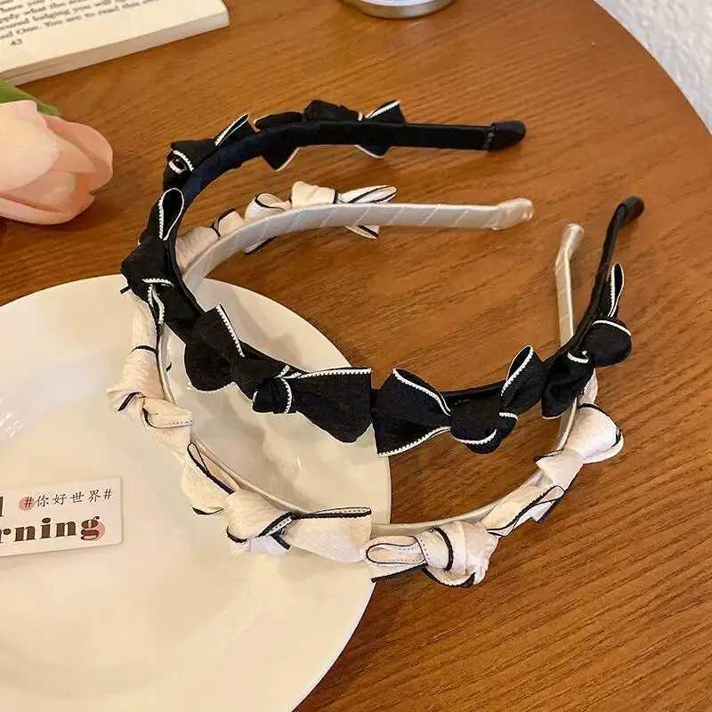 1pc Bow tie headband Korean style temperament small fragrance headband hair clip headband pressure hair accessory H260319