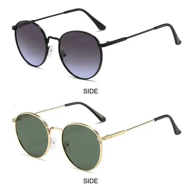 2025Trendy Circle Round Sunglasses Vintage Summer Hippie Glasses UV Protection Metal Frame Sun Glasses for Women Men H260319 - view 6