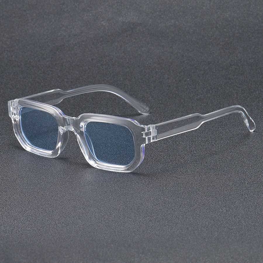 4pcsNew Men Vintage Rectangle Frame Sunglasses Fashion Retro Sun Glasses Luxury Brand Design Glasses UV400 Eyewear Women Goggles H260319 - view 6