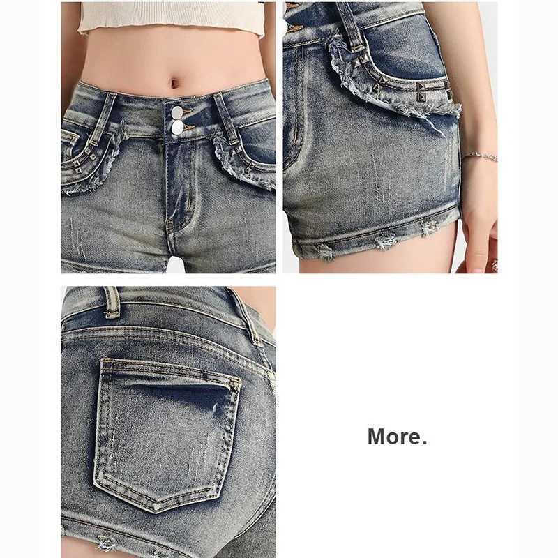 Summer Women Designer Slim Fit Thin Jeans Hot Sale Female Low Waist Short Pants Girls Casual Fashion Denim Shorts M260319