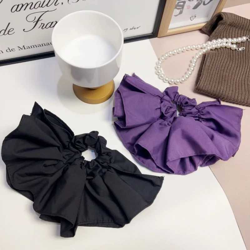 1pc New style of fresh double layered skirt with hair loop and headband tied with ponytail and large intestine loop H260319