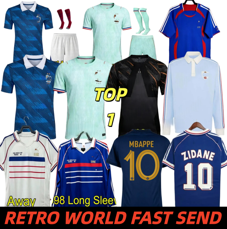 26 27 France soccer Jersey World Cup French football shirts MBAPPE GIROUD DEMBELE EKITIKE Olise GRIEZMANN Kids retro football tops Shirt
