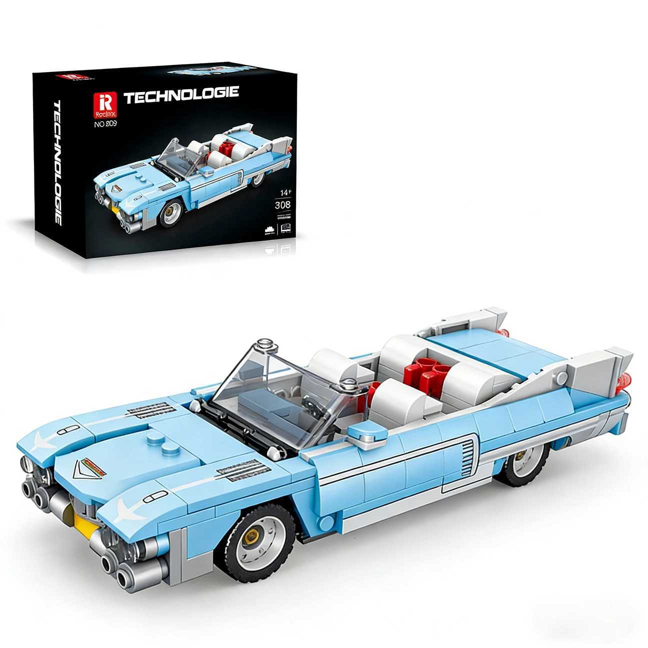 Reobrix 809 Building Block Vehicle ModelDIY Assembly Puzzle Toy Home Party Decor Collectible Bricks Festival Gift for Kids Y260319