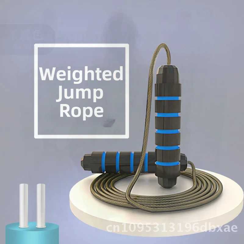 Steel Wire Rope Skip Rope Cordless Electronic Counting Fitness Equipment Blue Red Green Black PVC Classic Jump Rope for High a04 M260319