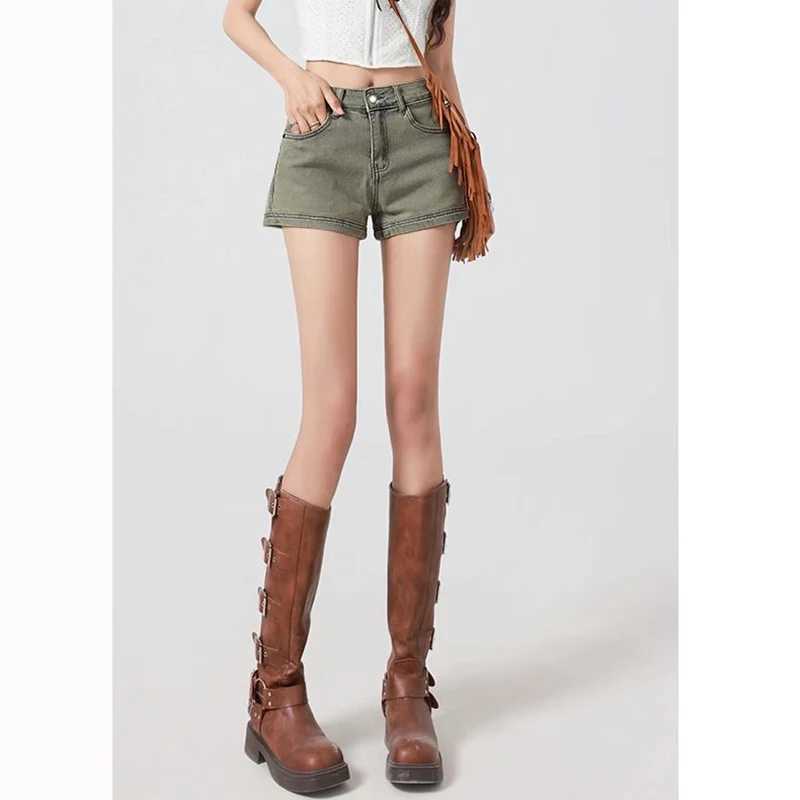 2026 Summer Casual Designer Girls High Waist Jeans Women Korean Fashion Thin Denim Shorts Lady Y2k A-Line Short Pants M260319