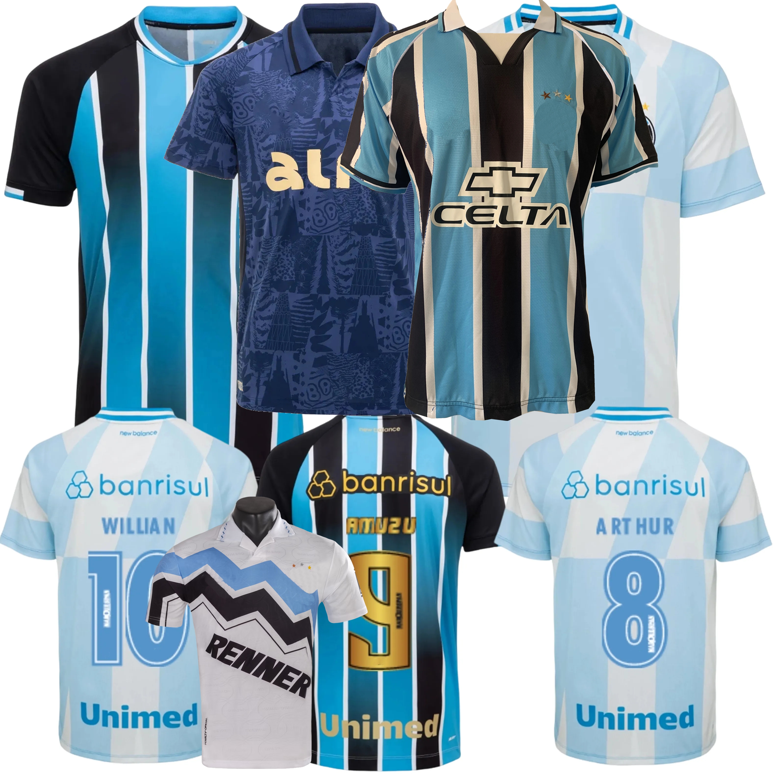 1983 84 1994 95 96 97 98 2000 01 2025 2026 2027 Gremio Soccer Jerseys BRAITHWAITE MONSALVE KANNEMANN ARTHUR AMUZU WILLIAN NARDONI VINICIUS football shirt