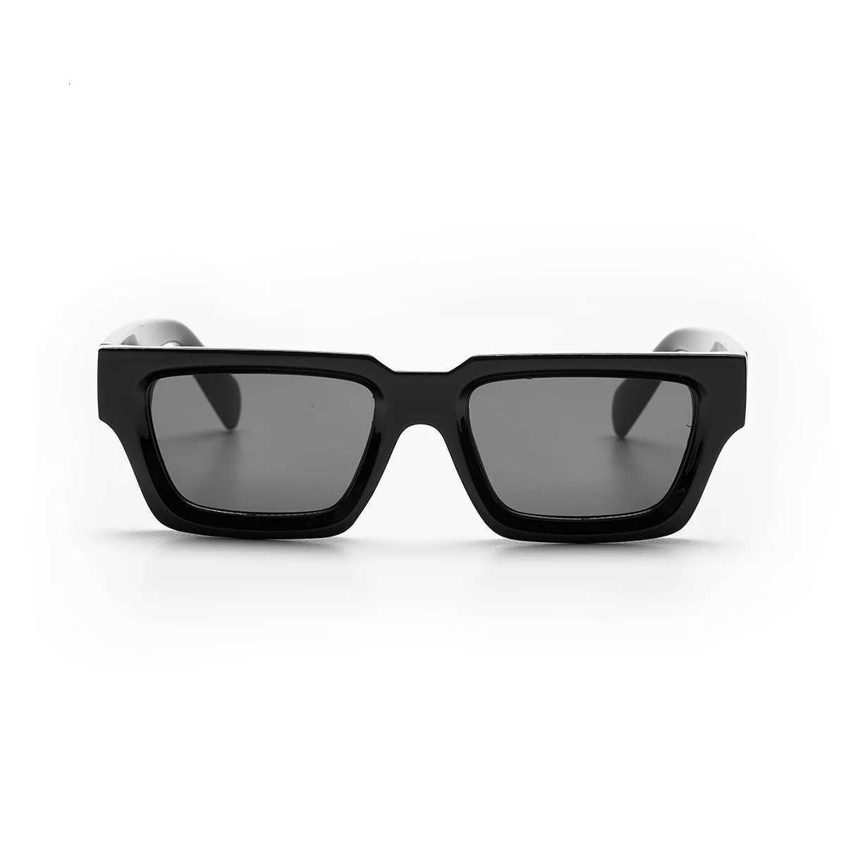 Ruiao 2026 fashion black small rectangular thick frame sunglasses for men and women rectangular summer wear shades H260319 - view 7
