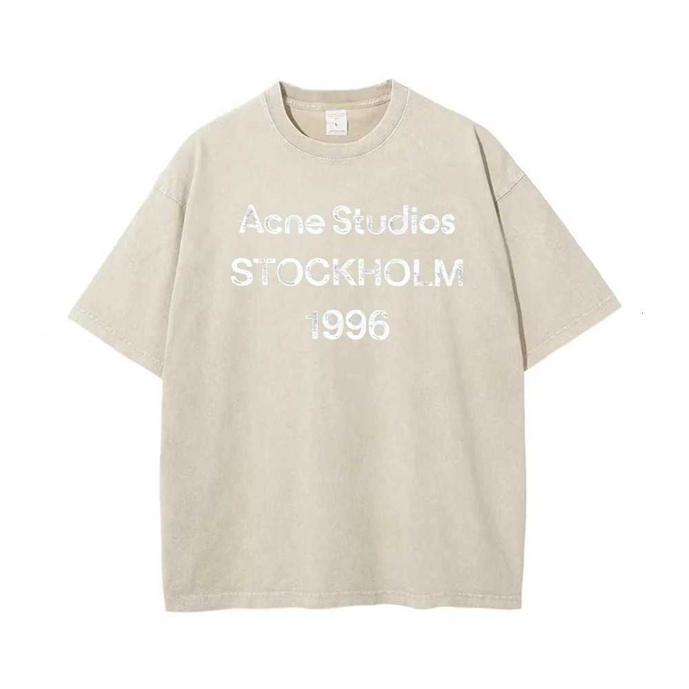 Summer Fashion Luxury Brand Letter-printed T-shirts Mens and Womens Cotton washed T-shirts Short-sleeved Unise Top X260316