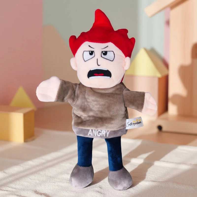 6 pes Emotional Hand Puppet Facial Expression Puppet Emotional Expression Puppet Emotional Education Prop Kid Learning GiftXJ260319