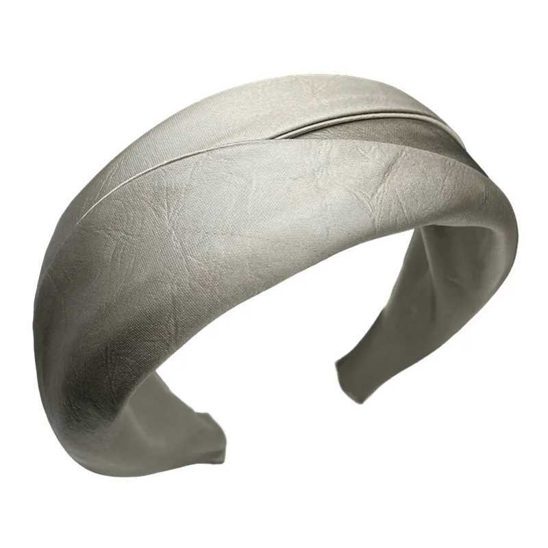 Satin headband for women new high skull top adult headpiece wide edge compression headband H260319