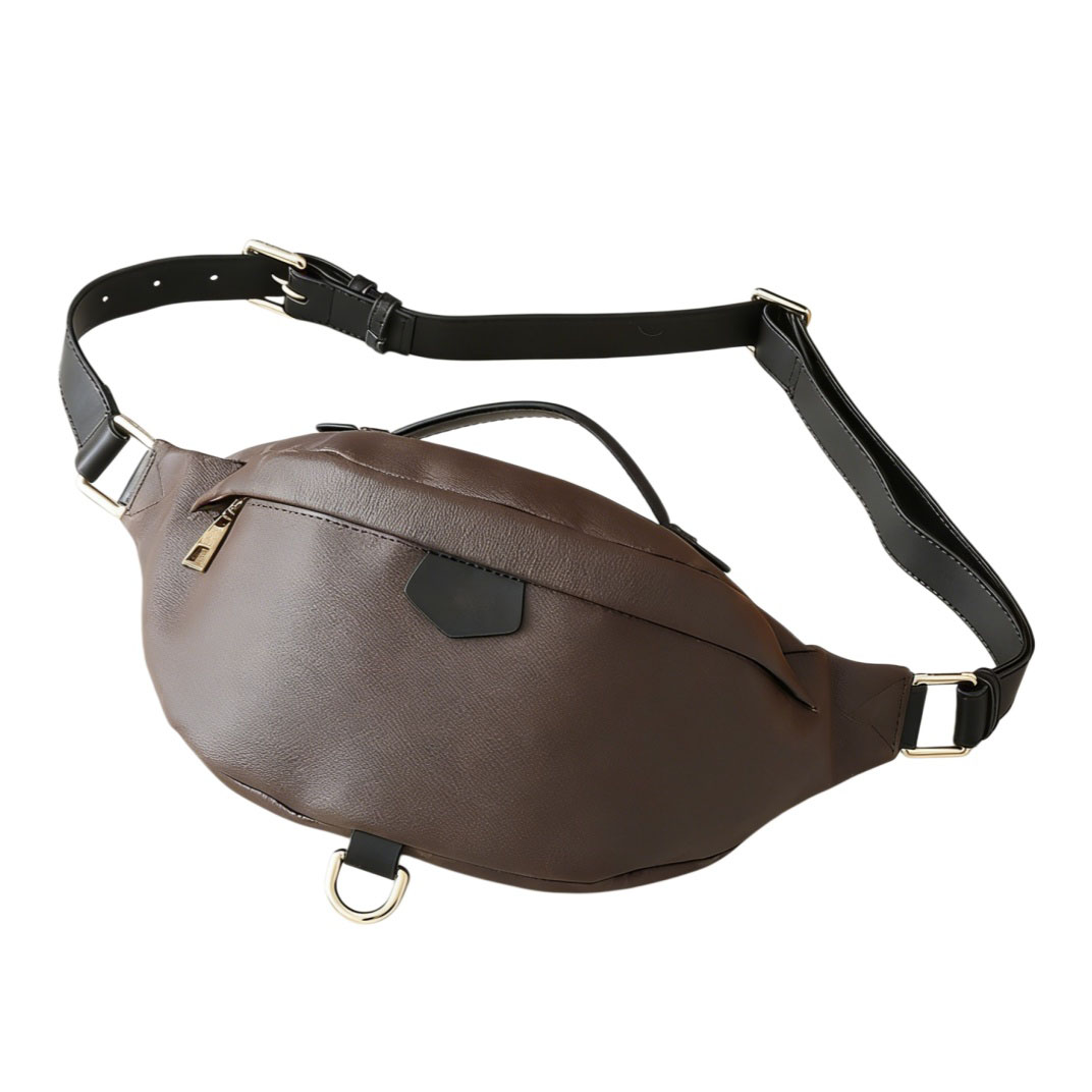 Woman Designer Chest Bag Waist Bags classic pattern Real Leather fashion Fanny Pack