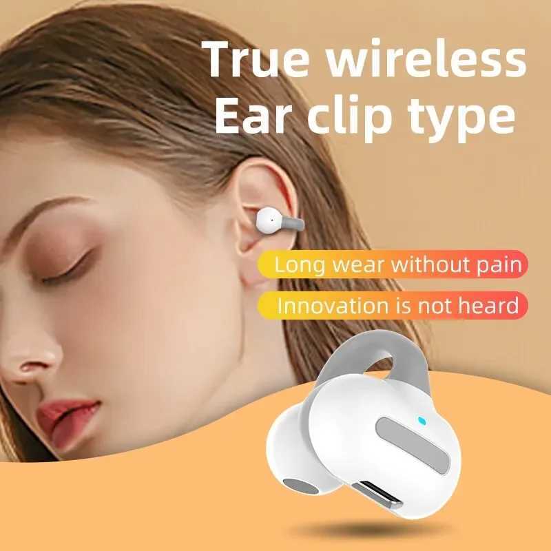 P70 Earclip Wireless Bluetooth Headset OWS Touch Light Mini High Quality Earplugs Anti Sweat HD Sound Stereo Universal Headset D260319