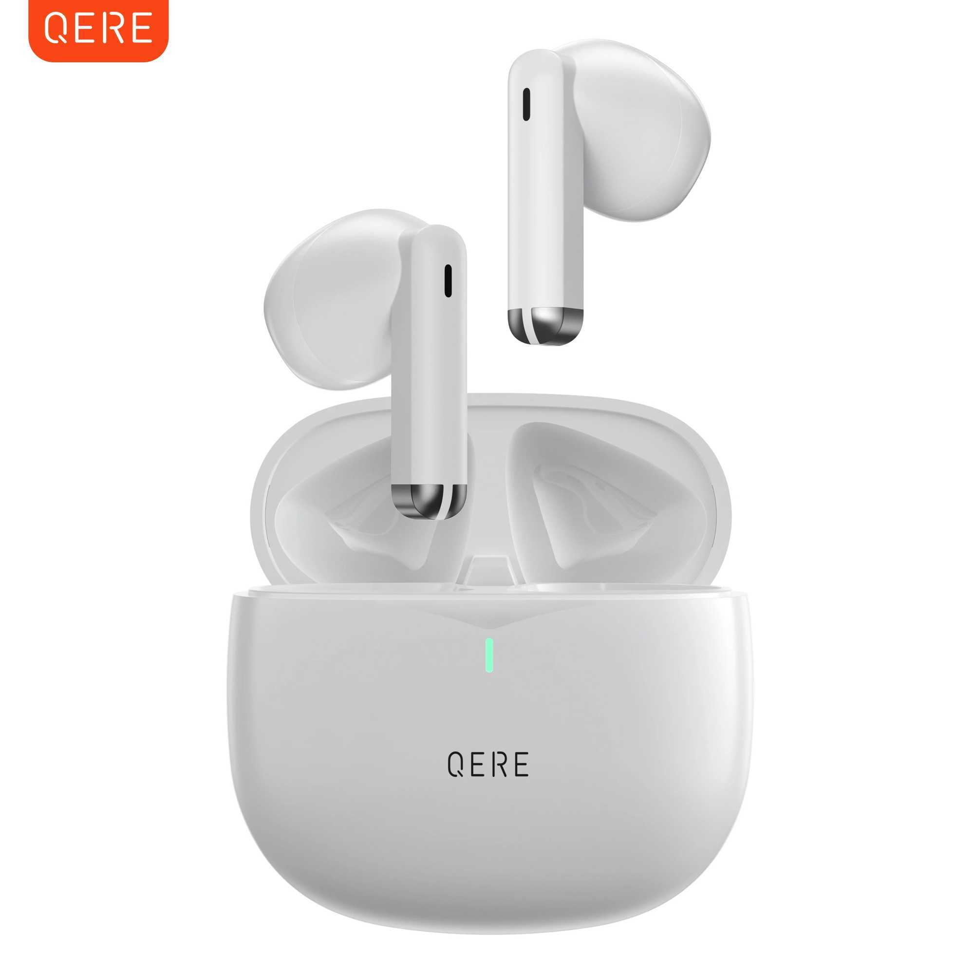 Wireless Earphones QERE E28 NEW TWS Bluetooth 53 HD Microphone HIFI Headphone 13mm Driver Low Latency gaming waterproof Earbud D260319