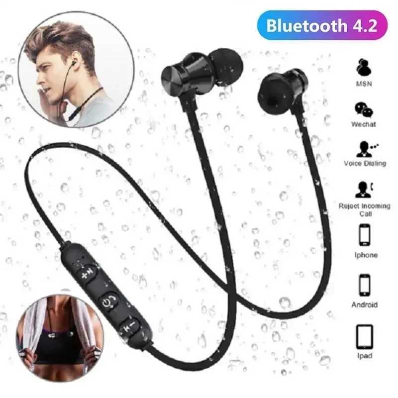 Magnetic XT-11 Bluetooth 42 wireless earphone sports headset waterproof earbuds neckband headphone with mic for samrtphones D260319