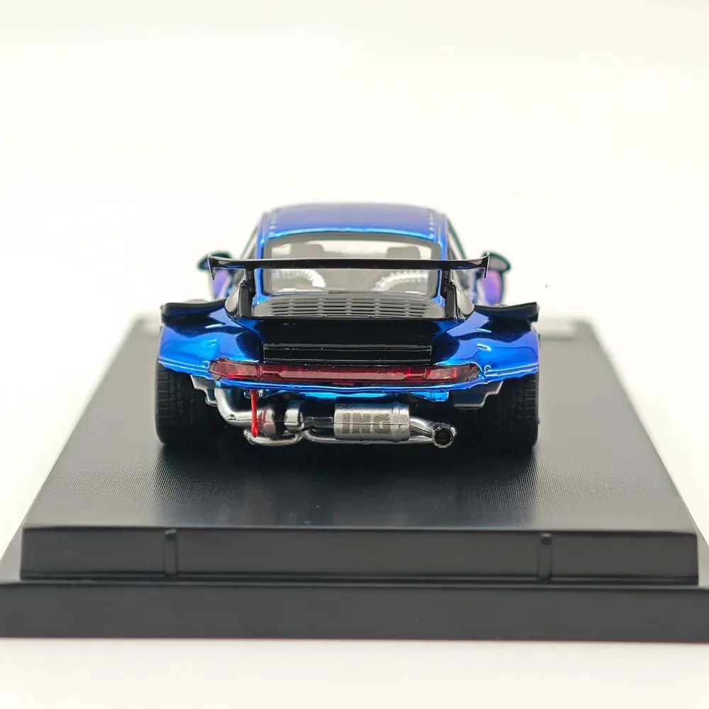 STREET WARRIOR SW 1/64 for 993 RWB Gradient Chrome Purple Diecast Models Car Toy Limited 499 Collection Auto Gift Y260319