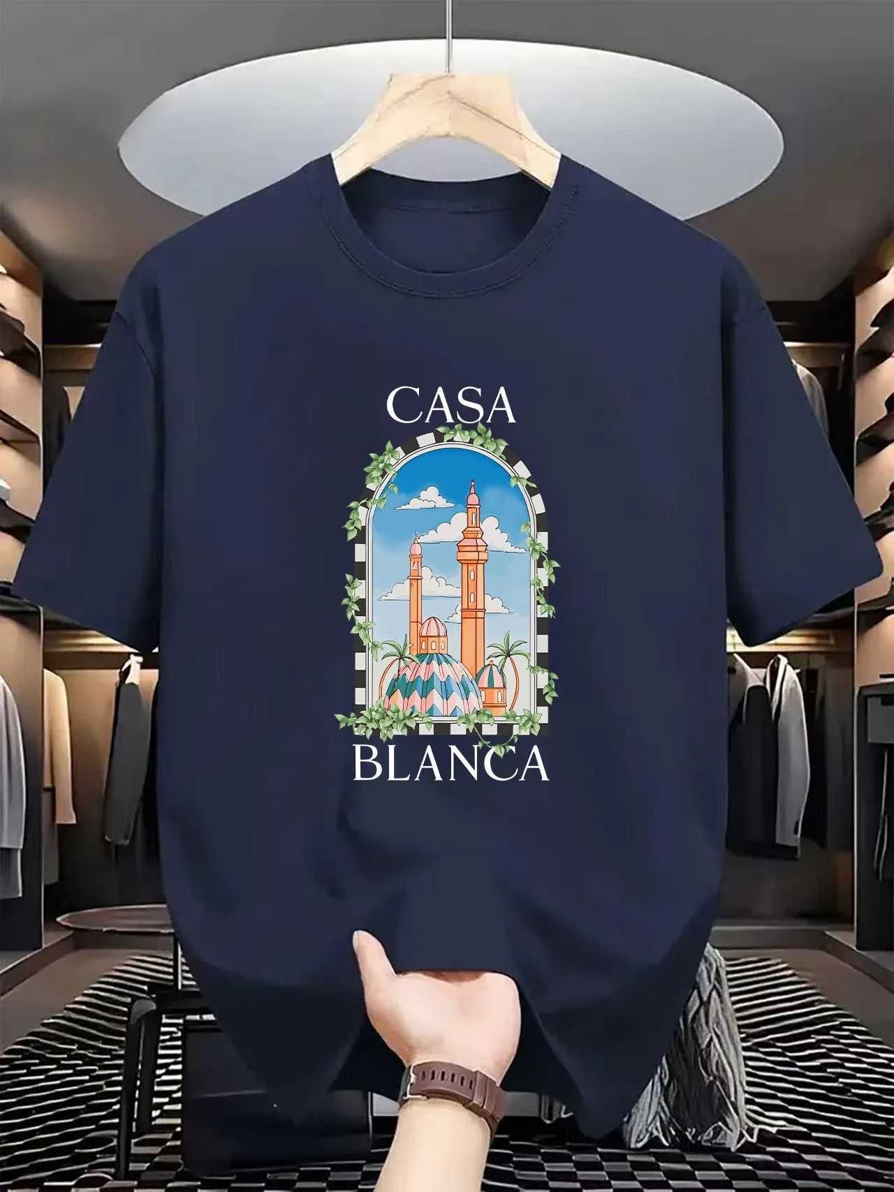 Mens 2D Printed T-Shirt Dry Slim Breathable New Style Classic Short Sleeve for Campus Travel X260316