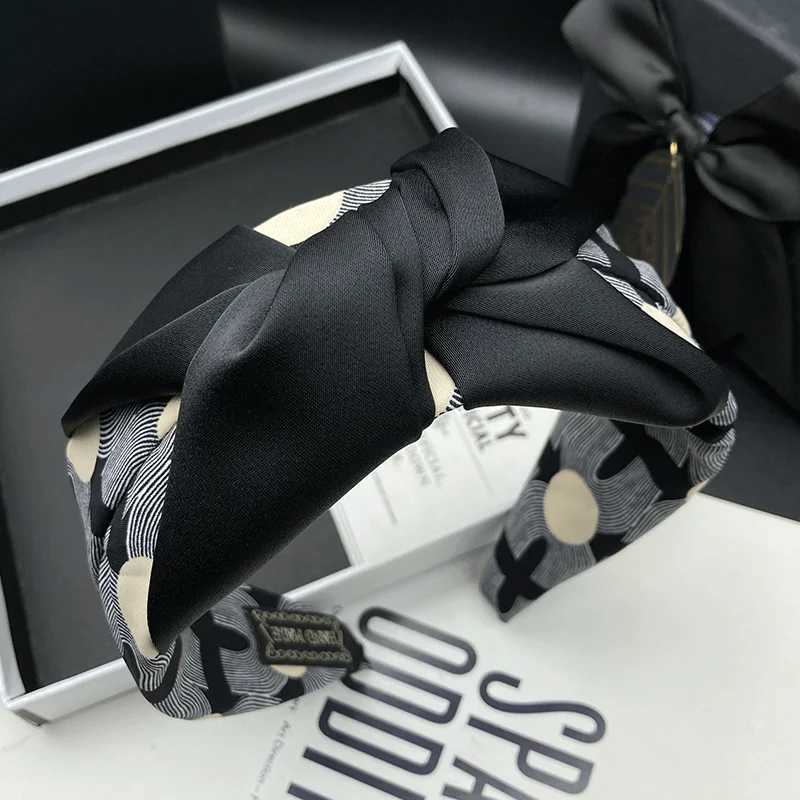 Card-issuing hairband female hip-hop style cloth material high crown adult headwear wide-brimmed hairband H260319