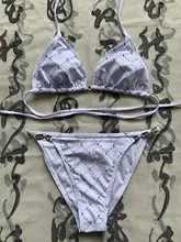 2025 New Womens Printed Split Style Bikini Fashion Hanging Neck Strap Adjustable SwimsuitT260318