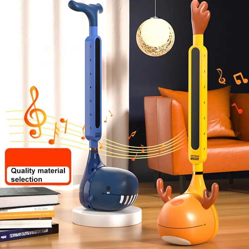 Kids Electric Guitar Erhu 2-in-1 - Tadpole Note Creative Electronic Sound Toy Childrens Musical Instrument Y260319