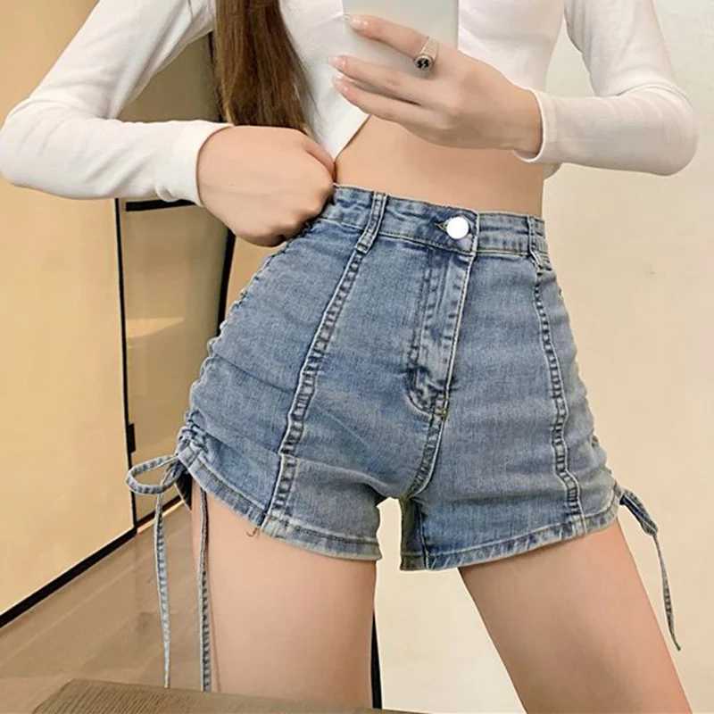 Summer Hot Sale Lady Sexy Thin High Waist Jeans Women Korean Ins Fashion Denim Shorts Female Classic Solid Short Pants M260319