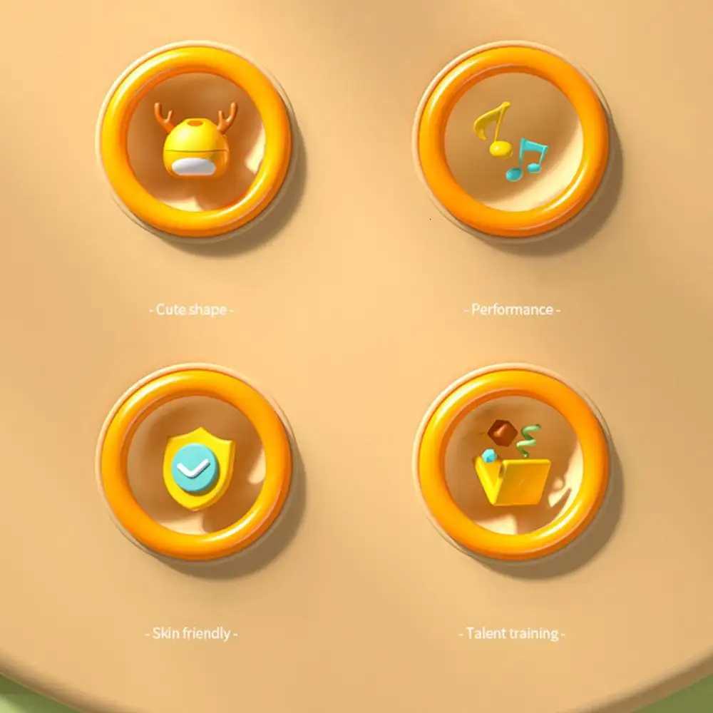 Kids Electric Guitar Erhu 2-in-1 - Tadpole Note Creative Electronic Sound Toy Childrens Musical Instrument Y260319