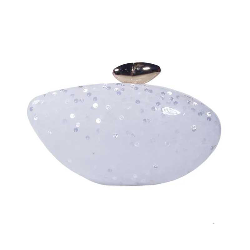 Translucent Acrylic Evening Bag Trendy Shoulder New Crossbody Clutch Small Bags Bullet-shaped Luxury Designer Womens Wallet W260319 - view 3