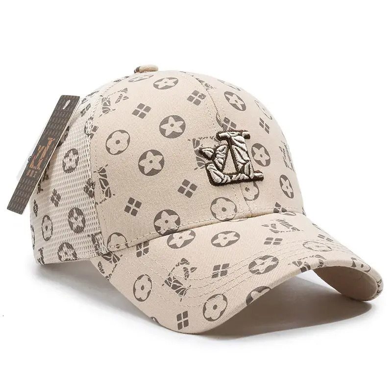 Light Luxury Designer Style Cap Men Adjustment Baseball Hats High Quality Women Fitted Caps Fashion Fedora Embroidery Letters Stripes For both men and