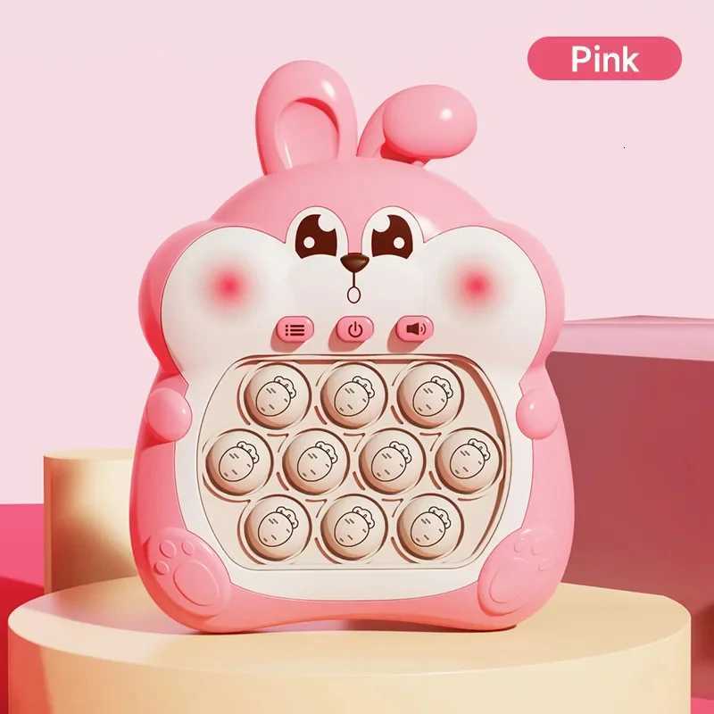 New 5th Generation Cute Rabbit Press and Play Game Console Speed Push and Breakthrough Decompression Toy Y260319
