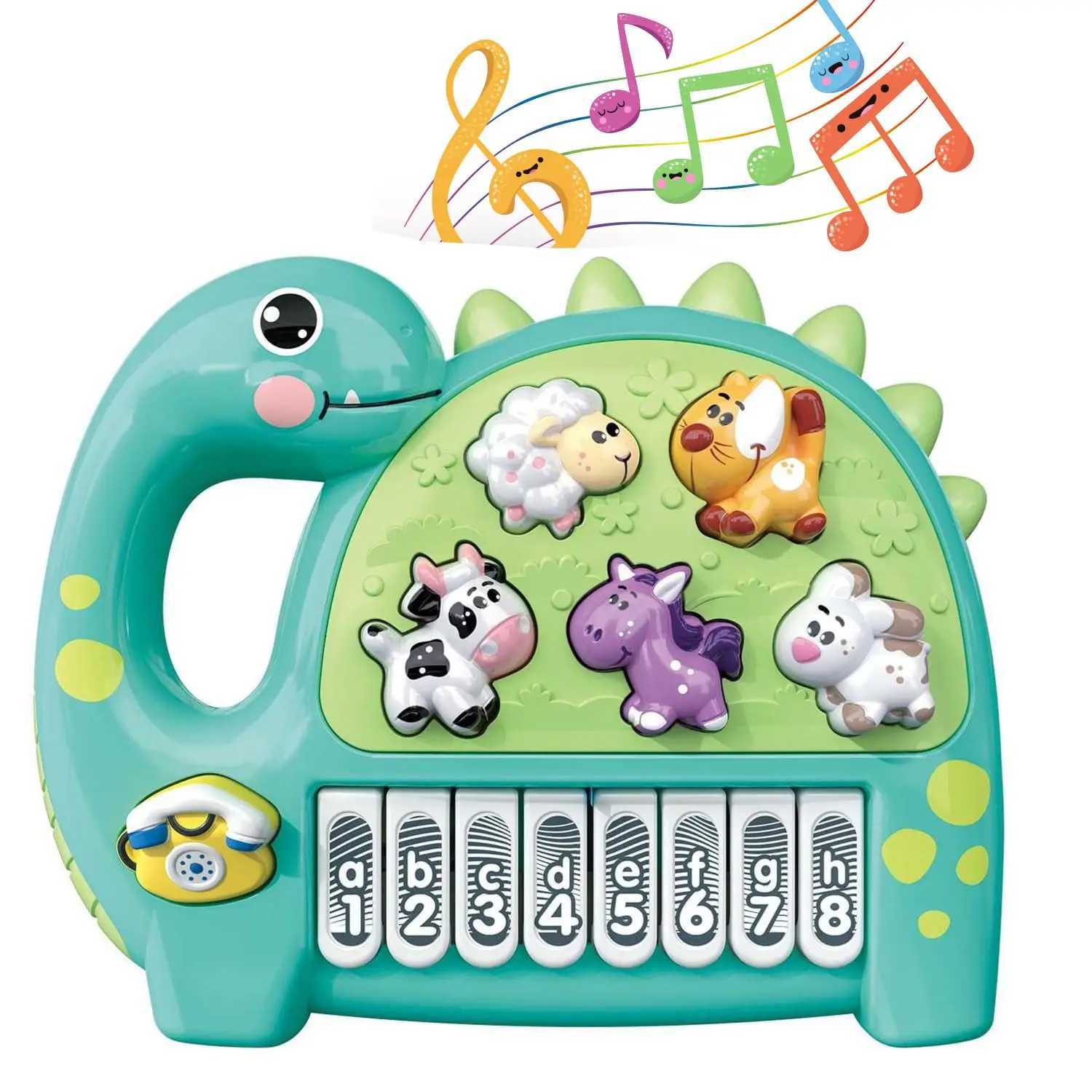 Kids Musical Instrument Animal Sound Toy Learning Toy Preschool Toy Rhythm Training Toy Fun Learning Toy Y260319