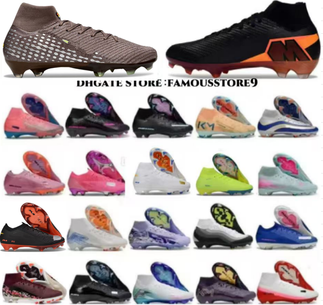 TOP Designer 17/16 Soccer Boot Mens football shoes Boots Football Cleats Men FG BOOTS Soft Leather Pink Soccer size uk3.5