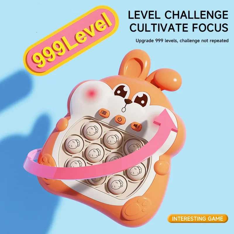 New 5th Generation Cute Rabbit Press and Play Game Console Speed Push and Breakthrough Decompression Toy Y260319