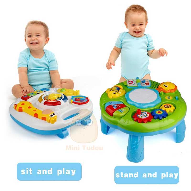 Music Table Baby Toys Learning Machine Educational Toy Music Learning Table Toy Musical Instrument for Toddler 6 months Y260319