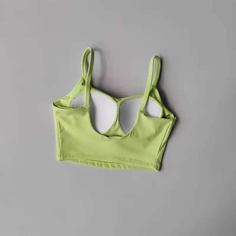 Sports Bra Top for Women Push Up Fixed Padded Push Up Tops Fitness Vest Running Gym Bra Yoga Breathable Sports Underwear Z20260319
