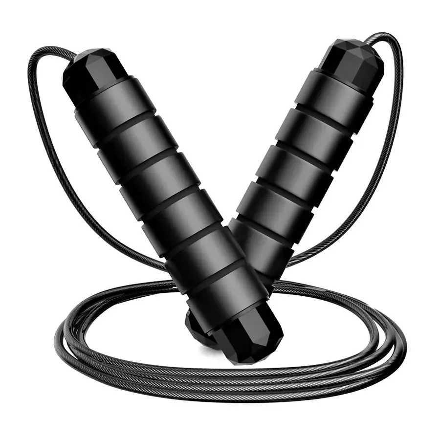 1Pc Professional Speed Skipping Rope Adult Fitness Fat Burning Weight Loss Jump Rope Smooth Steel Wire Skipping Rope M260319