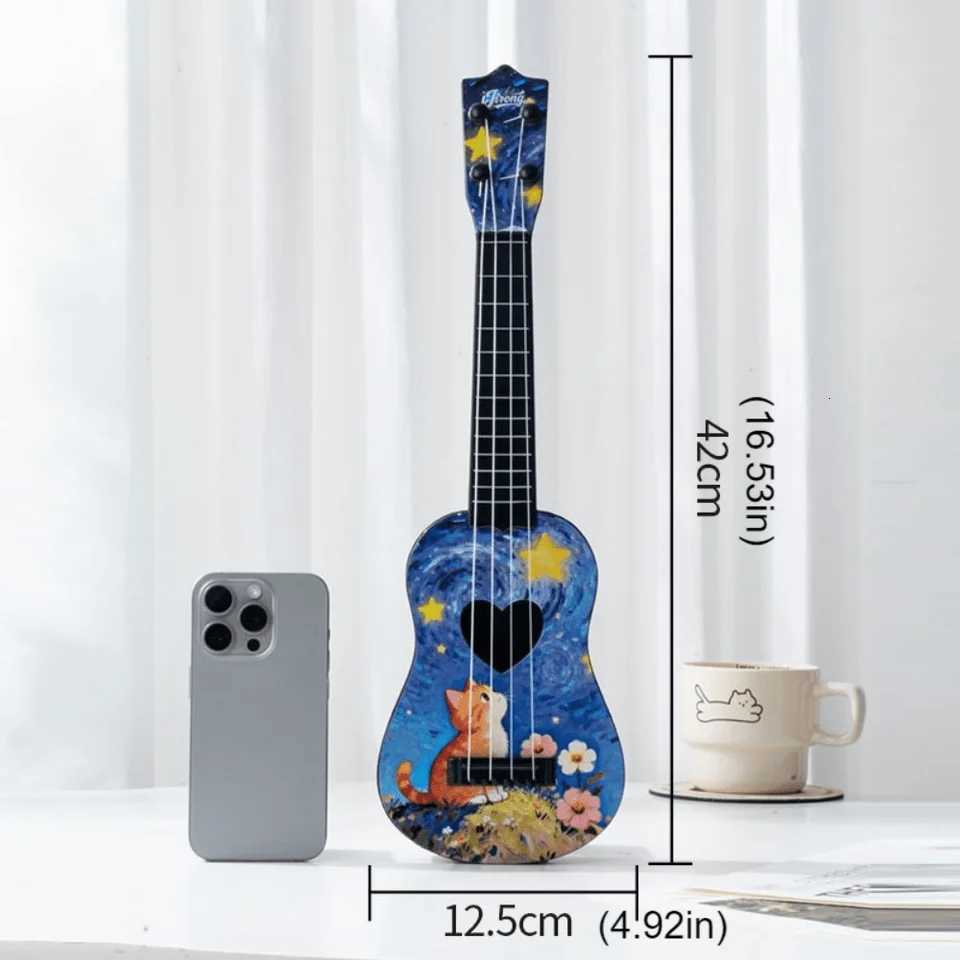 165 Inch Kids Fun Ukulele Toy Guitar - Good for Beginners and Educational Childrens Christmas Thanksgiving Music Gift Y260319