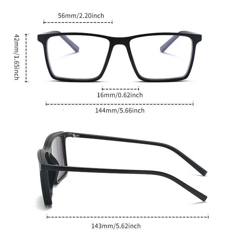 3-in-1 Magnetic Suction Set Glasses Mens Polarized Sunglasses Driving/Night Vision/Sunglasses 1 Glasses Are Versatile H260319 - view 4